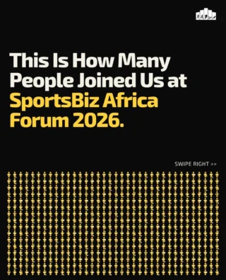 Instagram post from sportsbizafrica. This post is in position 1.